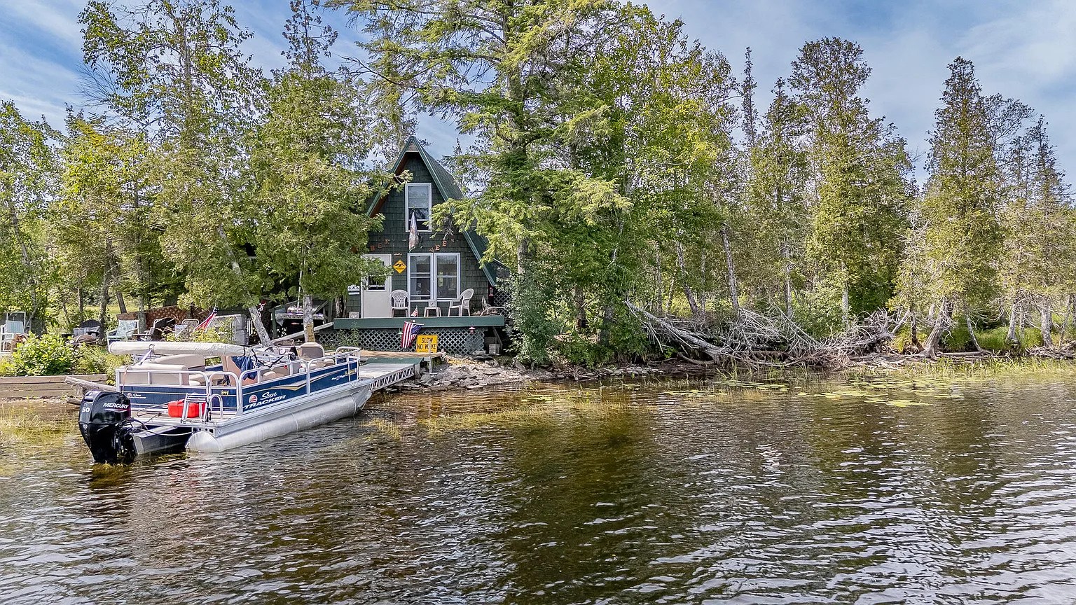 This private island with a rustic camp is selling for just $150K