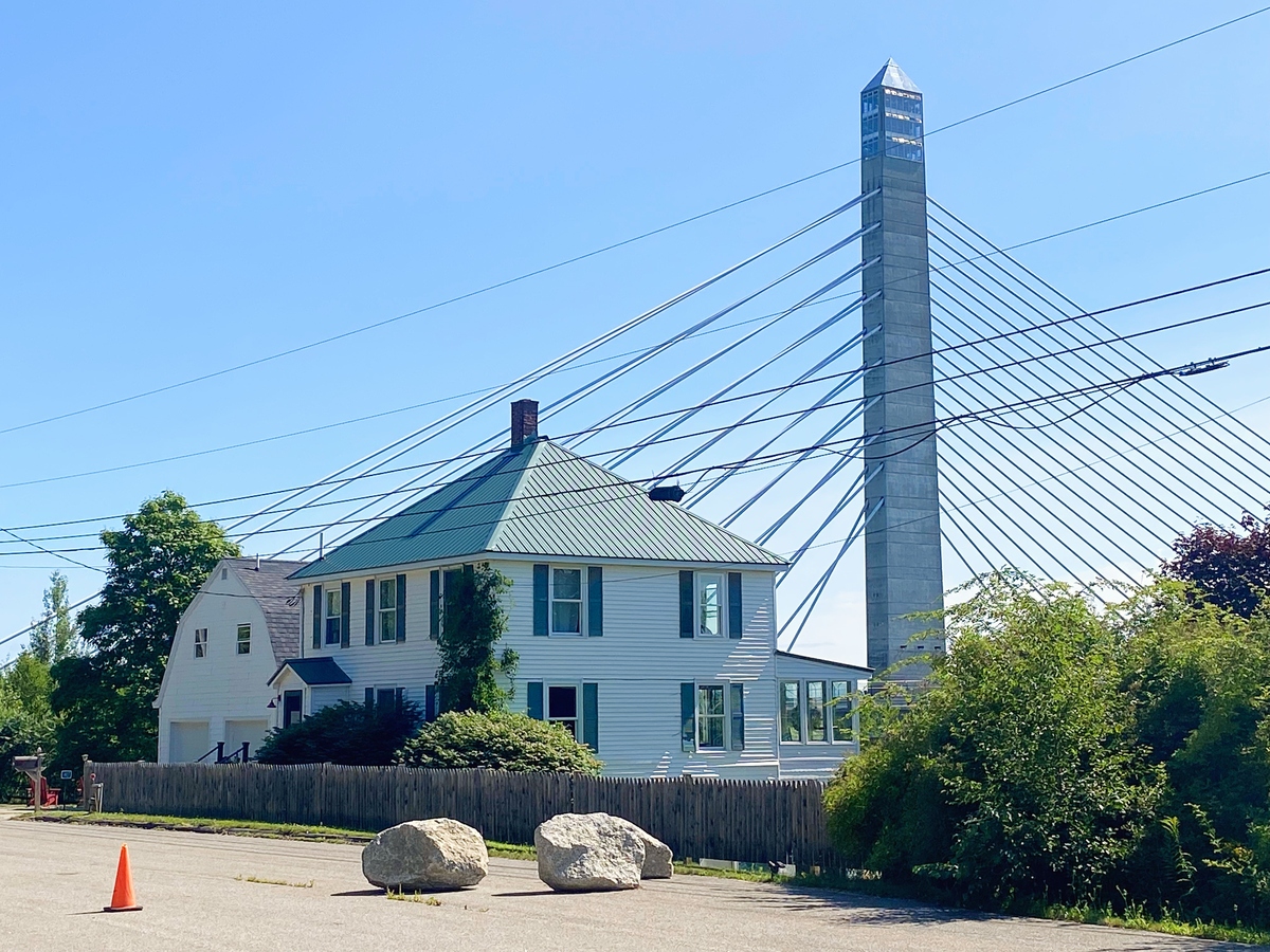 House with dramatic view of neighboring Penobscot Narrows Bridge listed for $595K