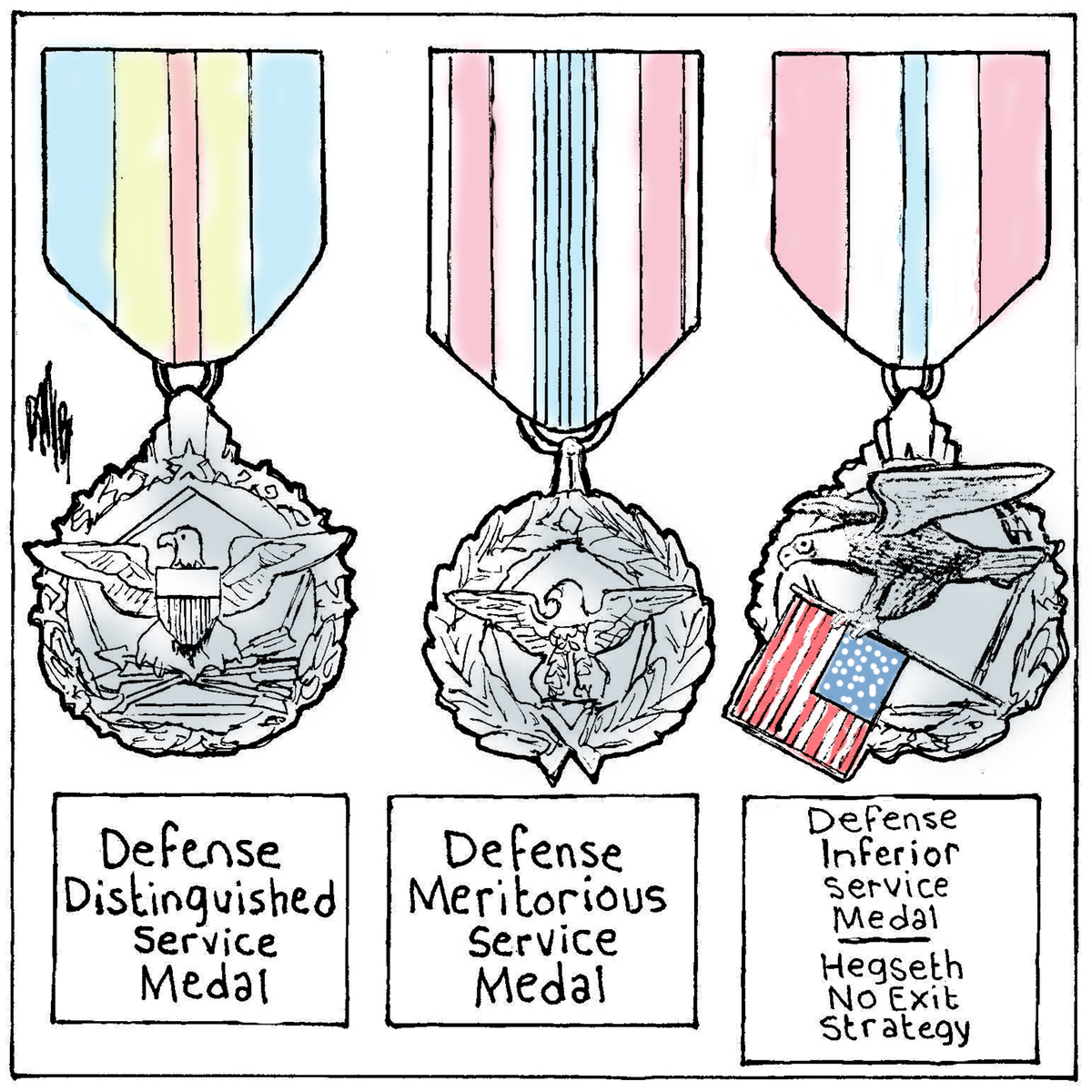 Service medals