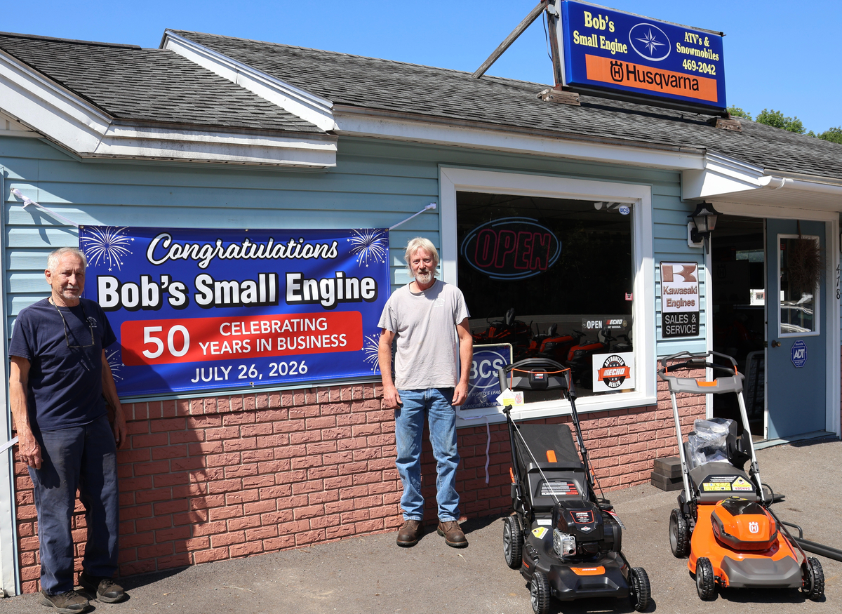 Bucksport man keeps small engine shop going for 50 years and doesn't plan to stop