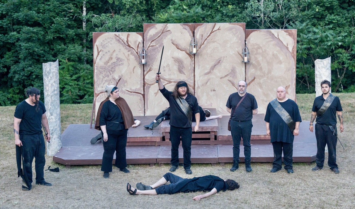 Ten Bucks' thoughtful, provocative ‘Julius Caesar' marred by new location in Brewer park