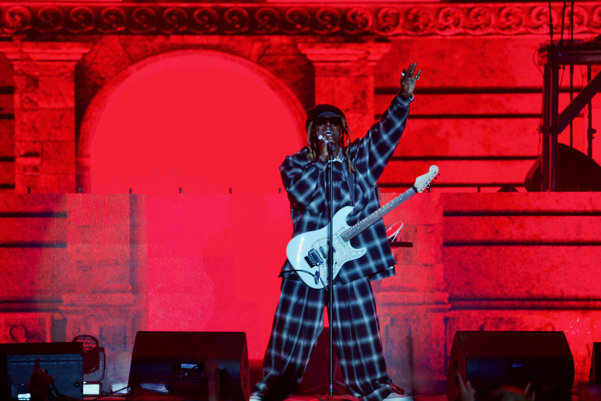 Pictures: Lil Wayne plays make-up show at Bangor waterfront