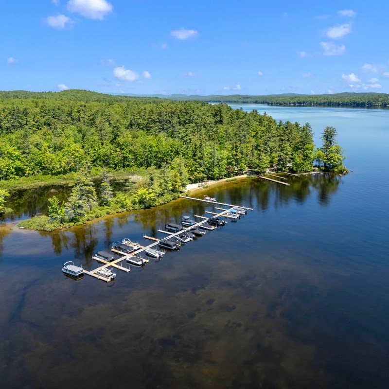 Sprawling 117-acre campground on a Maine lake is selling for $9.8M