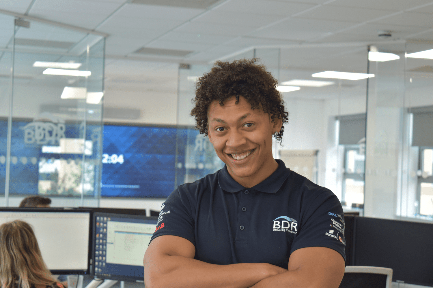 A photo of Kyle Byron-Morgan, an IT specialist at our head office