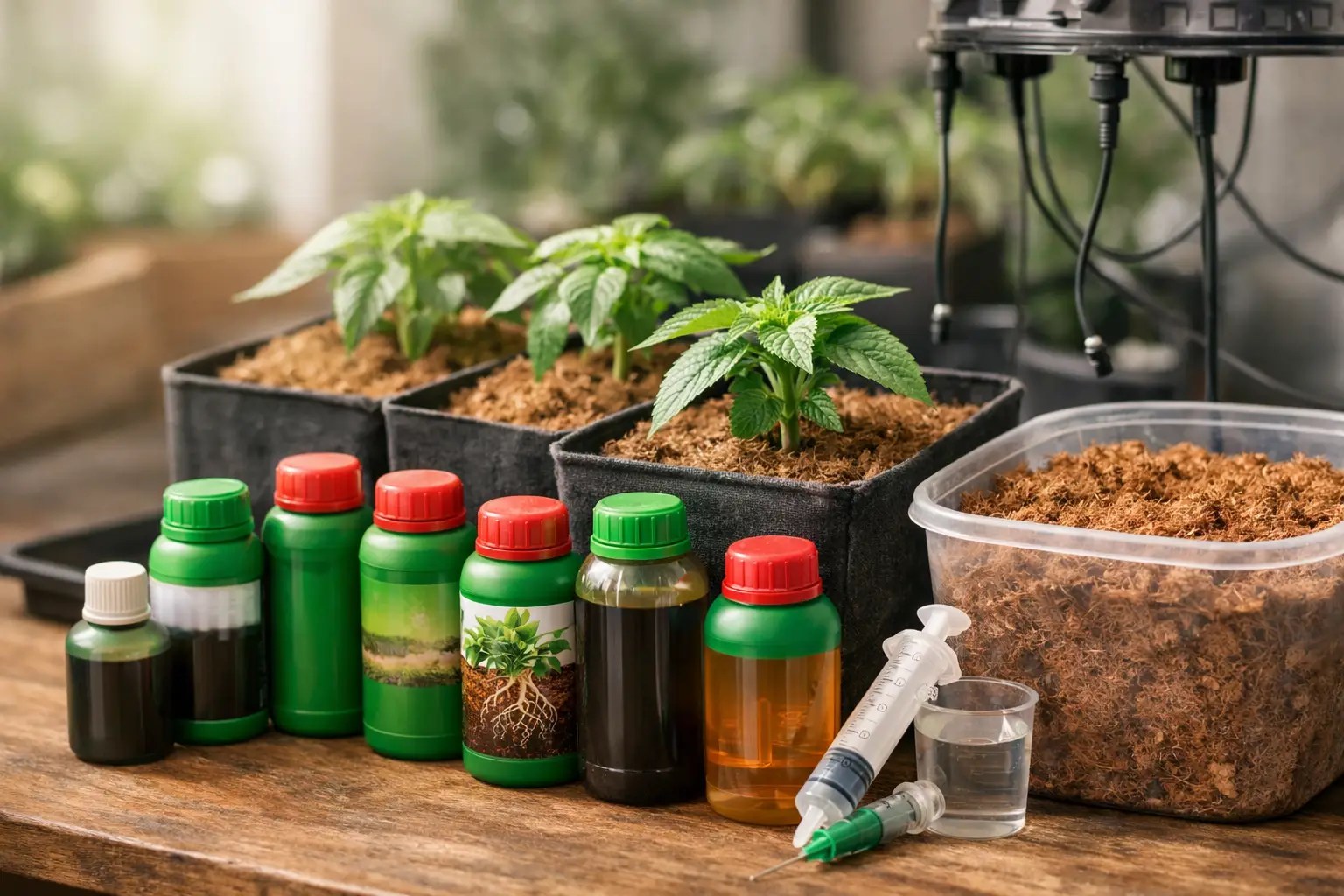 Coco Grow Nutrient Schedule Example