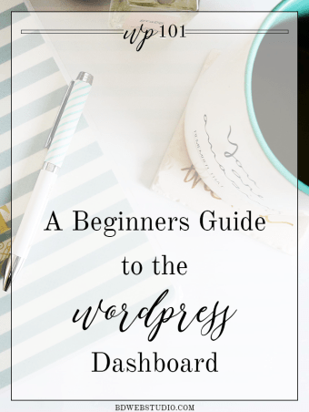A beginners guide to the WordPress dashboard