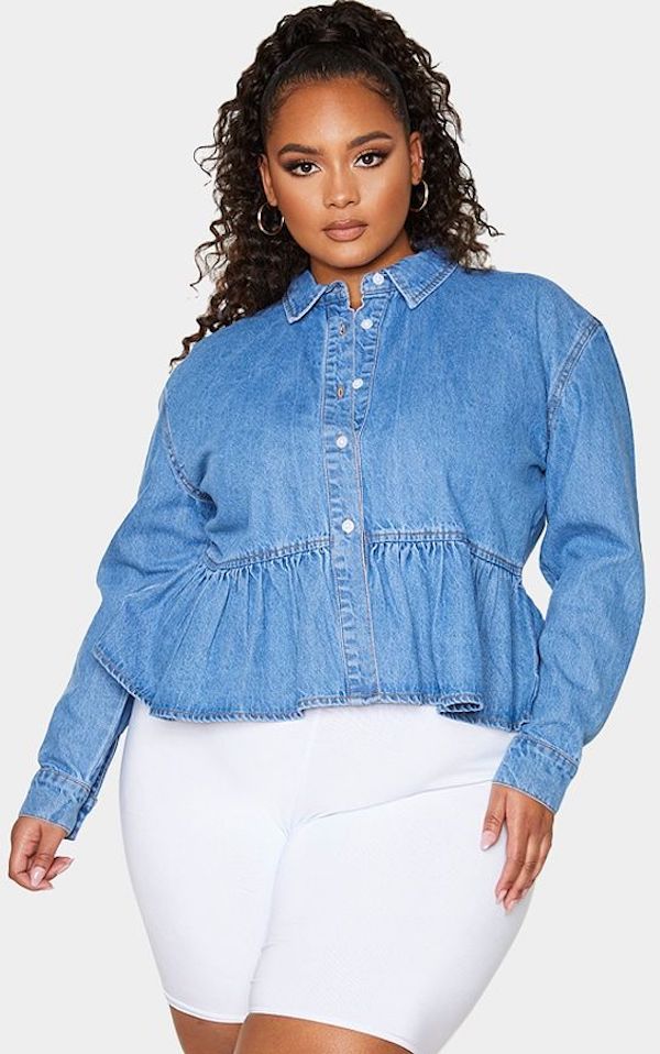 Plus-Size Denim Shirts Shopping Guide 