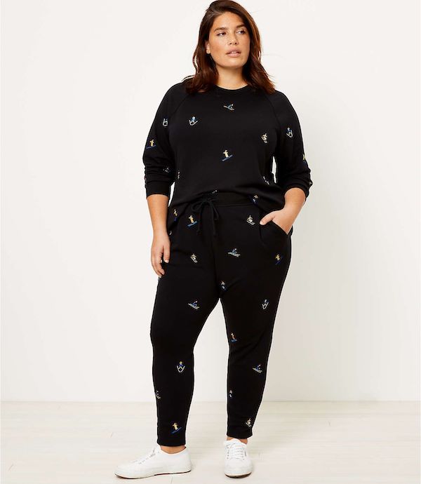 lou & grey ski terry sweatshirt