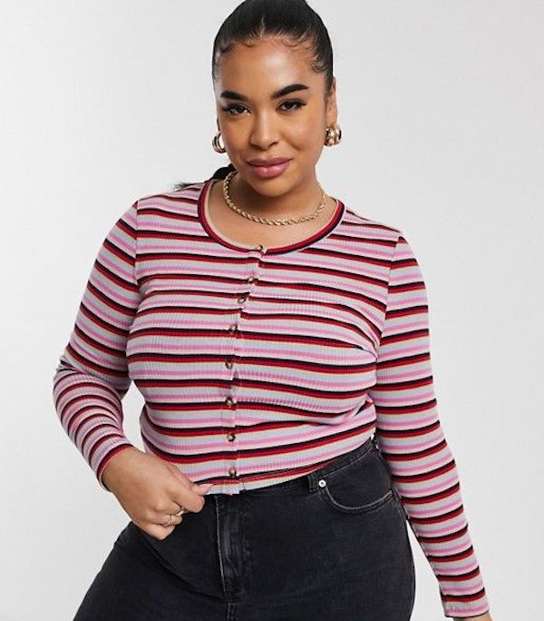 plus size cropped cardigans