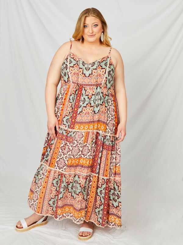 plus size boho dresses