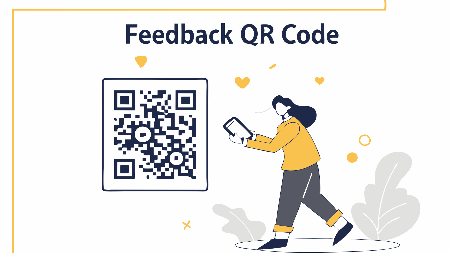 QR code for feedback