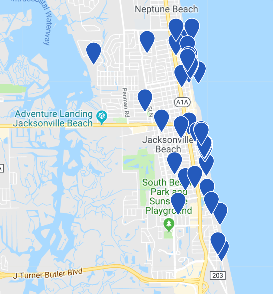 Maps Of Beach Fl VRBO Map 