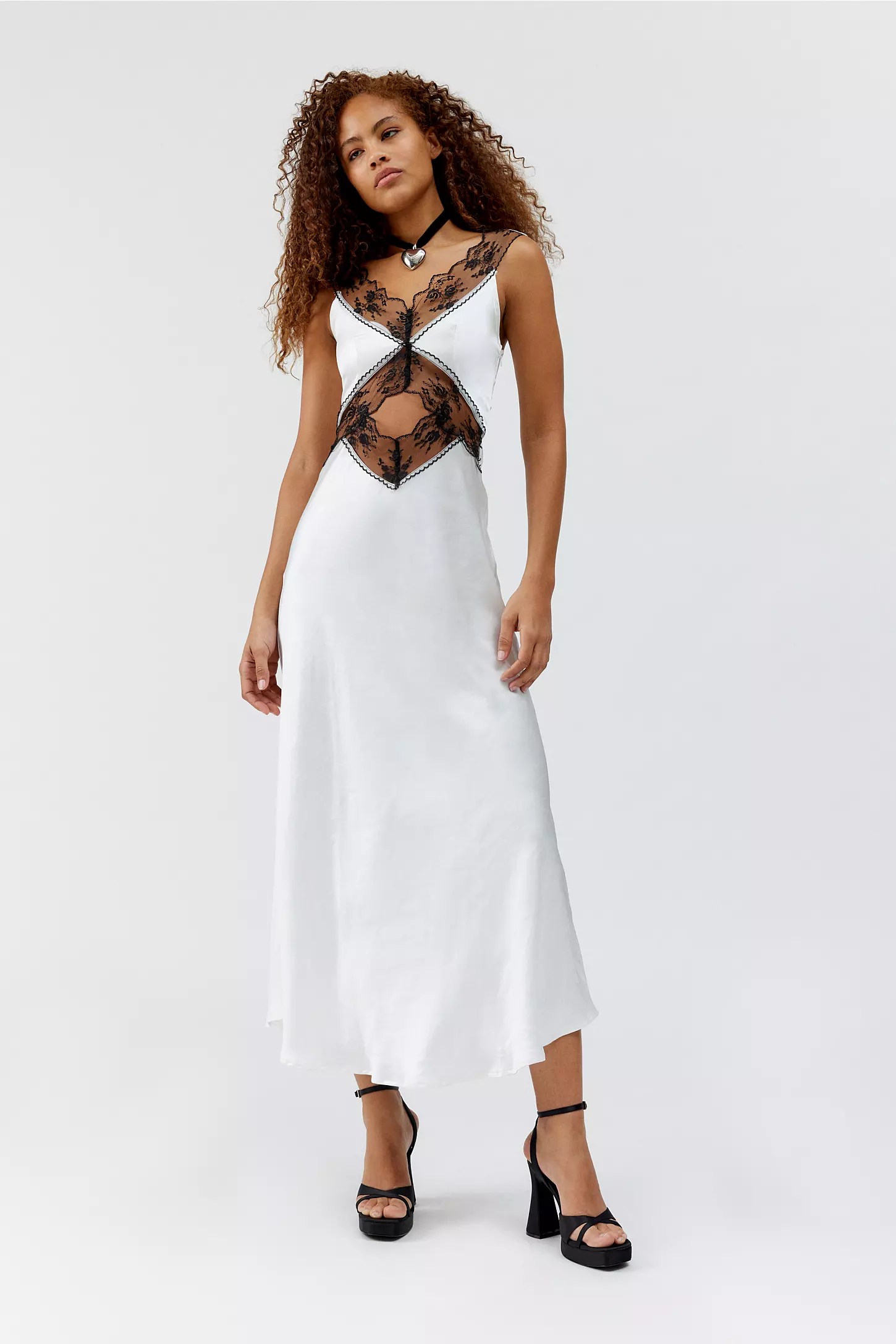 black lace tube dress BLACK SHEER LACE SILK DRESS WITH CUT-OUT TOP | CULT MIA