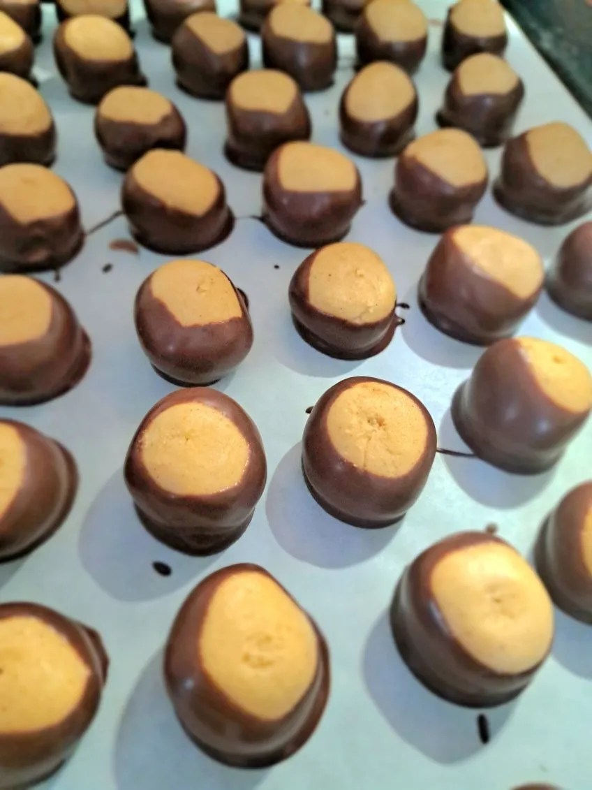 Chocolate Dipped Peanut Butter Balls