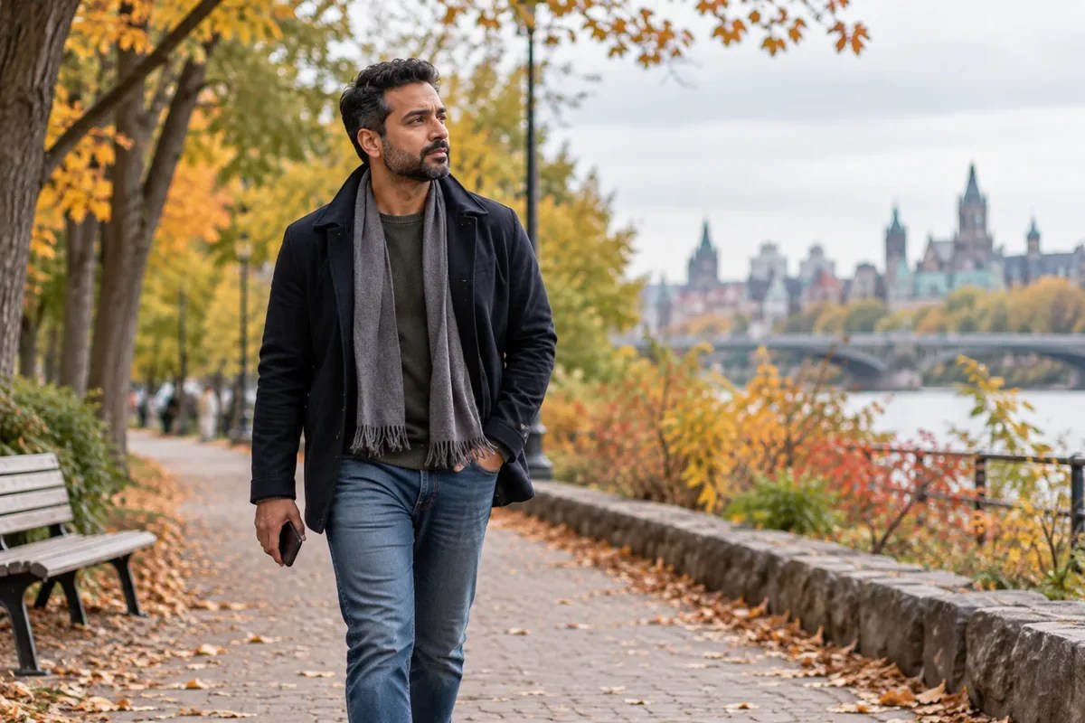 Man walking outdoors while reflecting on rejection, shame, and self-doubt