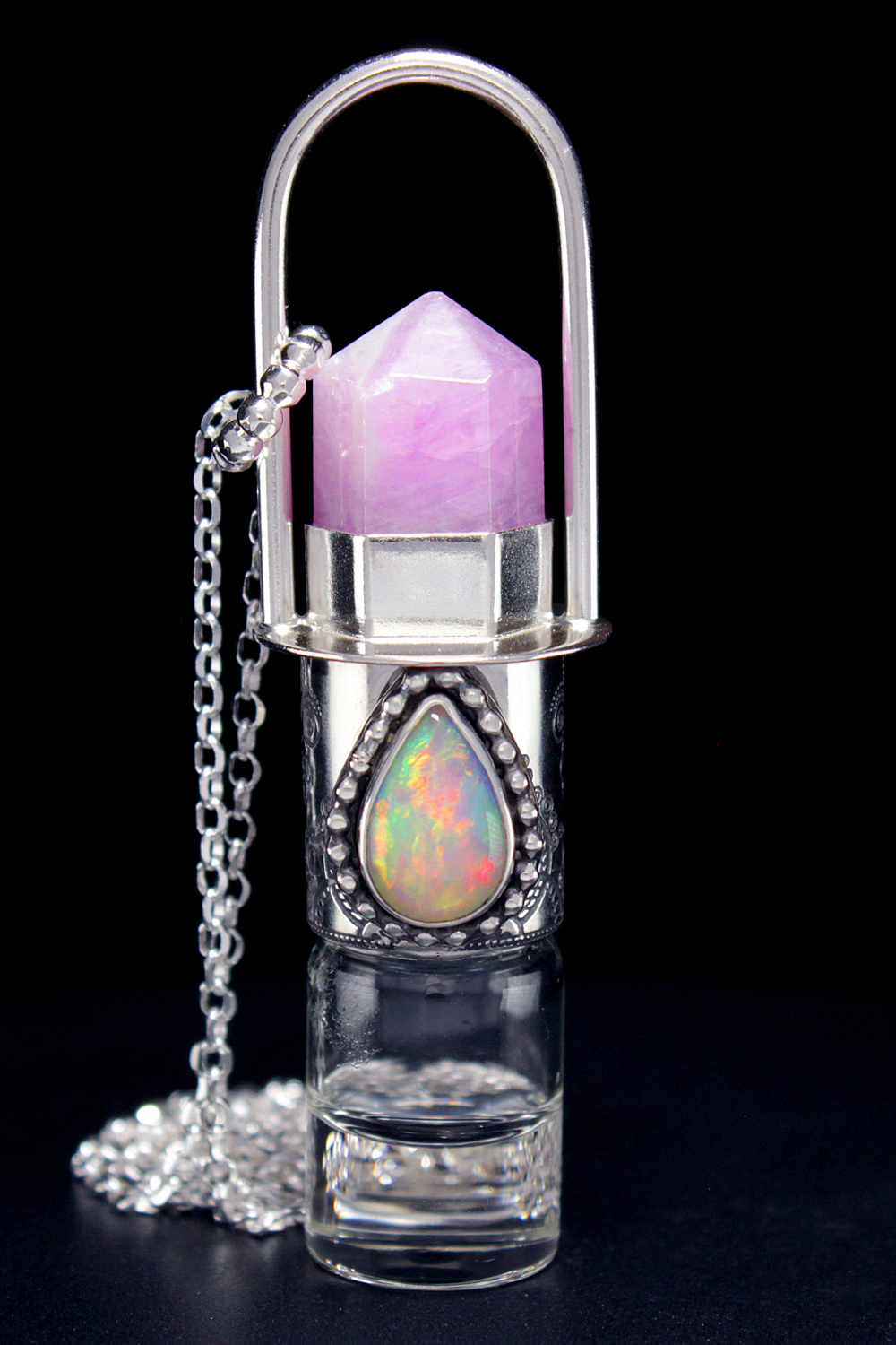 Opal Rollerball Necklace
