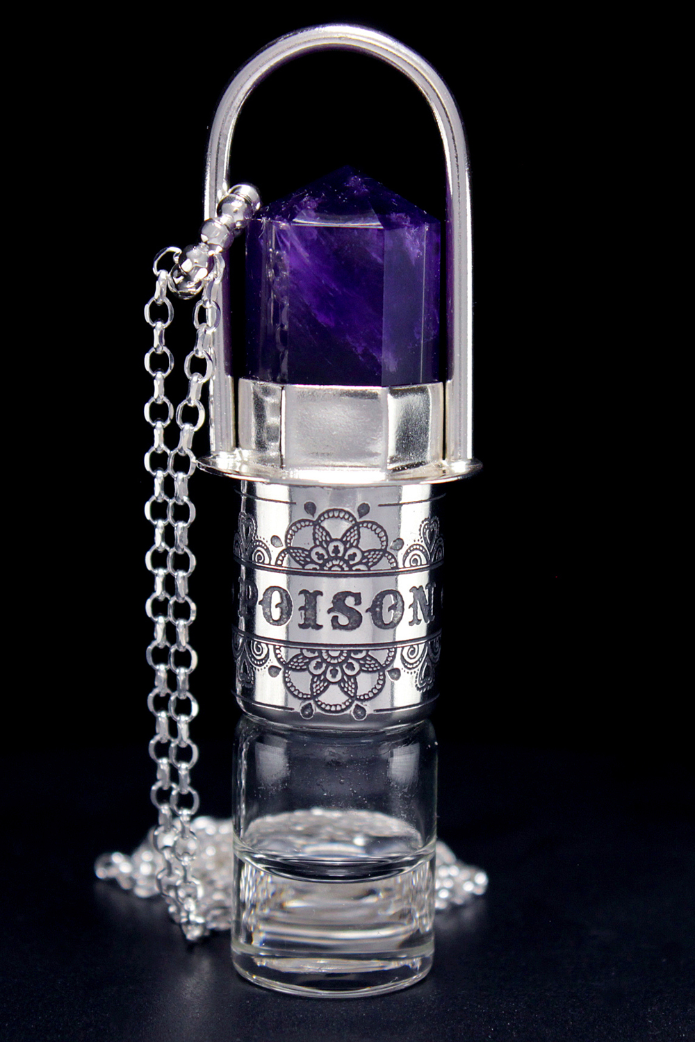 Amethyst Rollerball Necklace