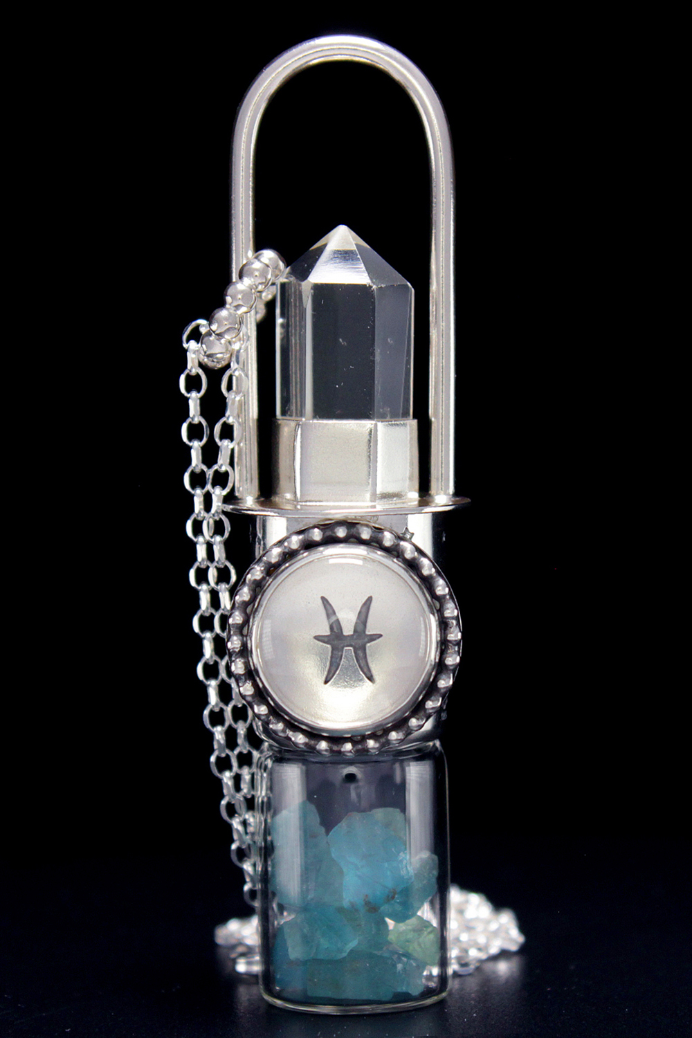 Pisces Rollerball Necklace