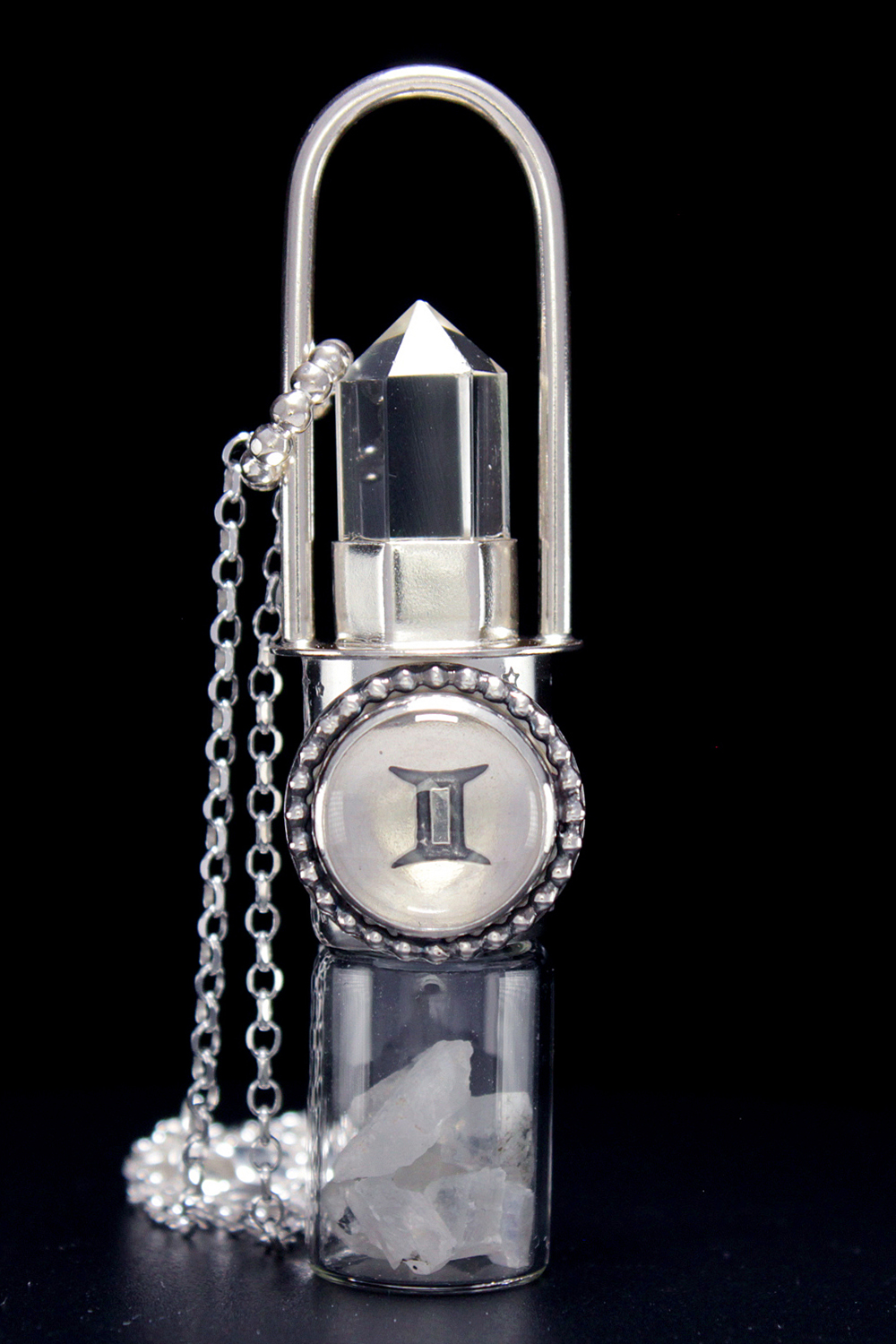 Gemini Rollerball Necklace