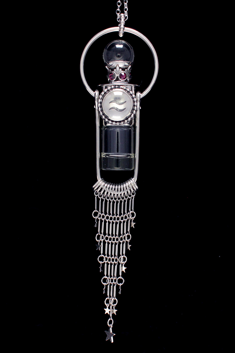 Aquarius Crystal Ball Necklace