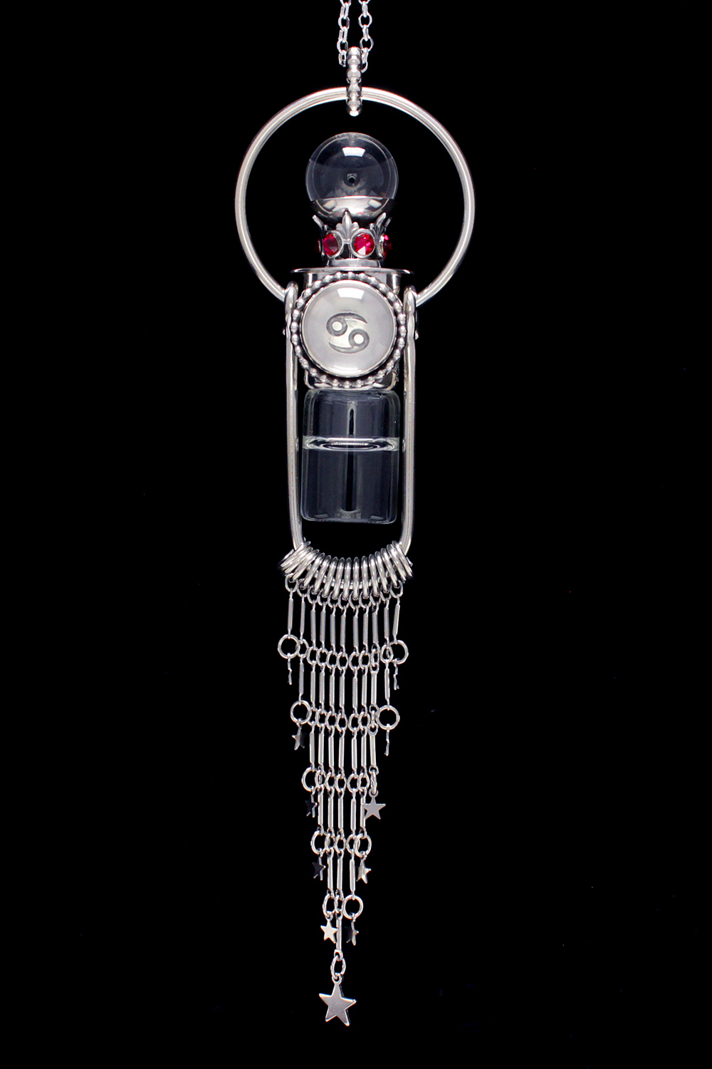 Cancer Crystal Ball Necklace