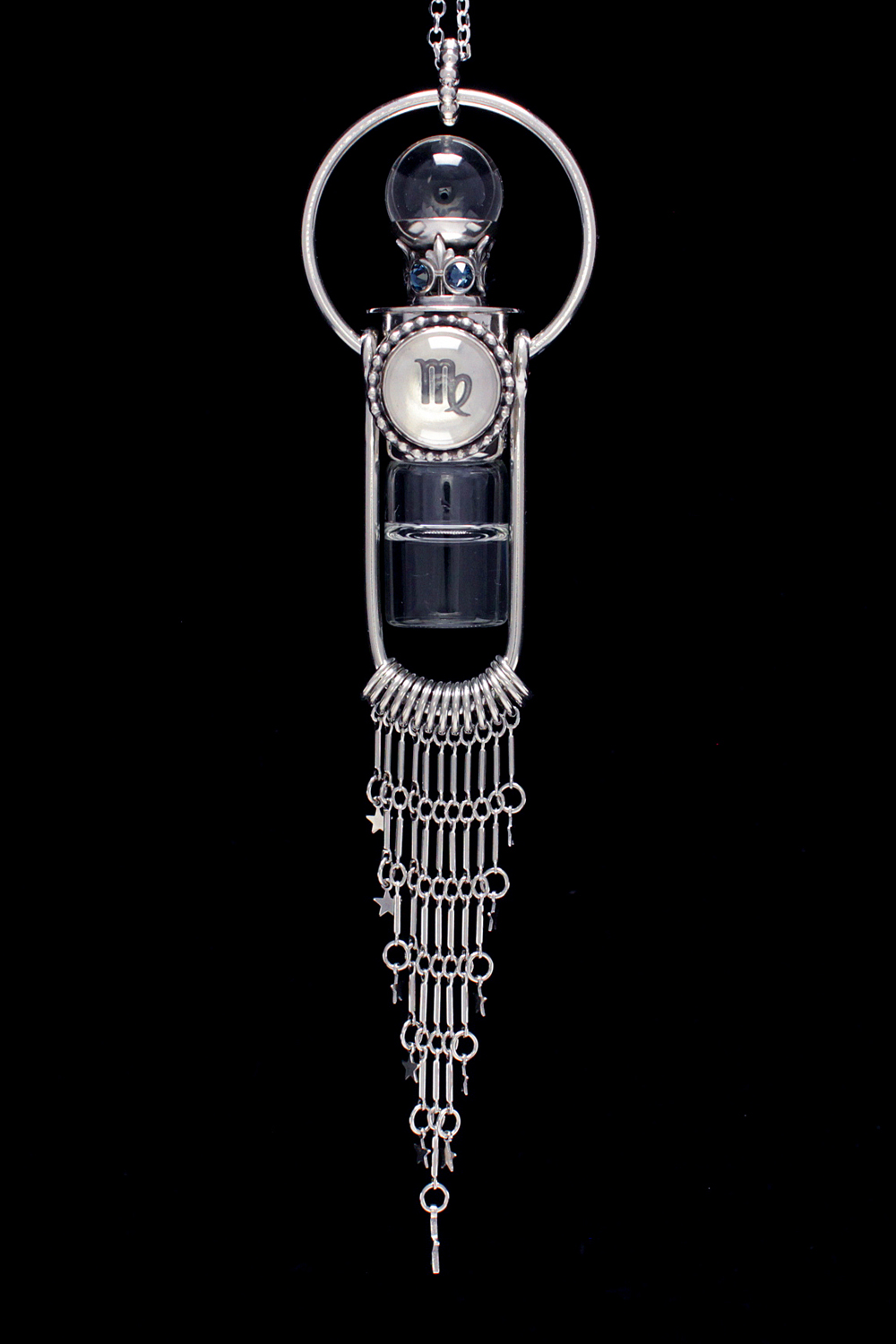 Virgo Crystal Ball Necklace