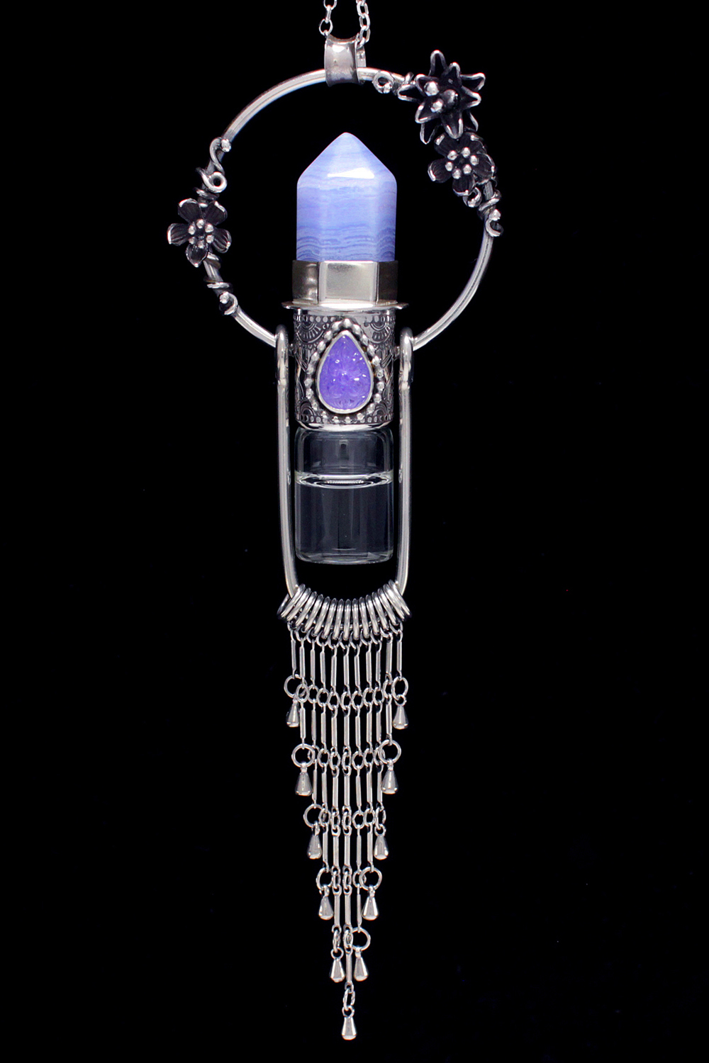 Fringe Rollerball Carved Tanzanite