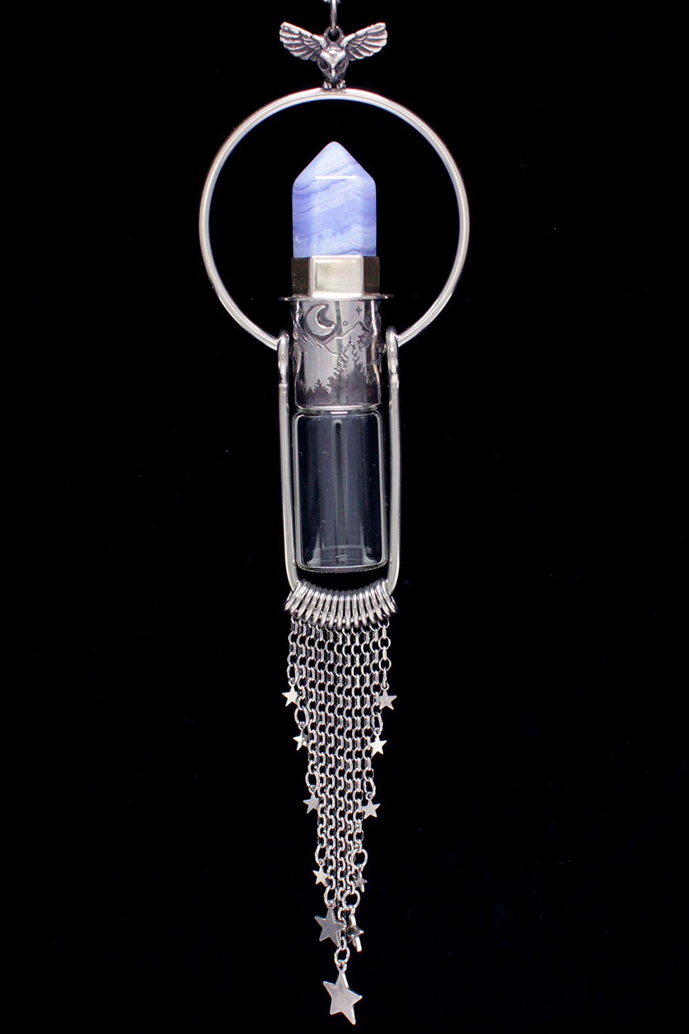 Mystic Mountains Fringe Rollerball Necklace