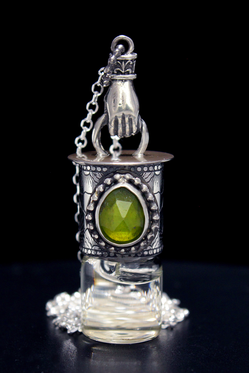 Vesuvianite Mini Rollerball Necklace