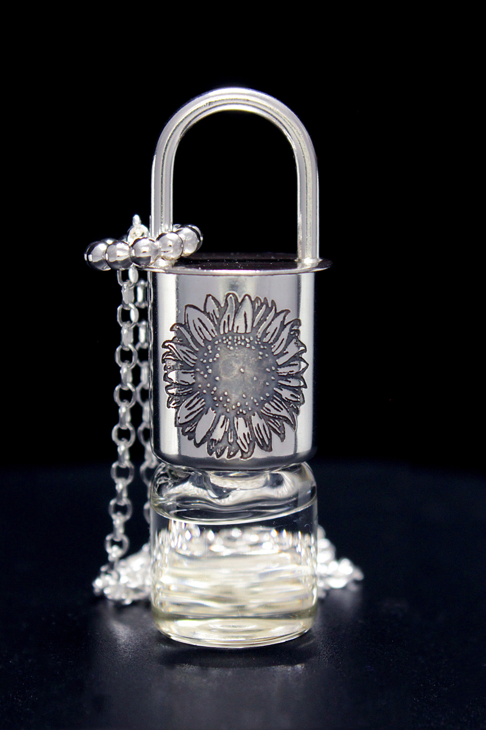 Sunflower Mini Rollerball Necklace