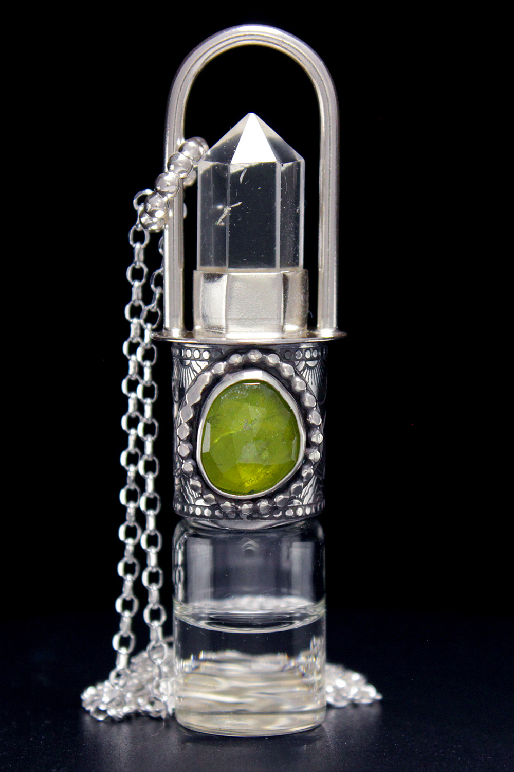 Vesuvianite Rollerball Necklace