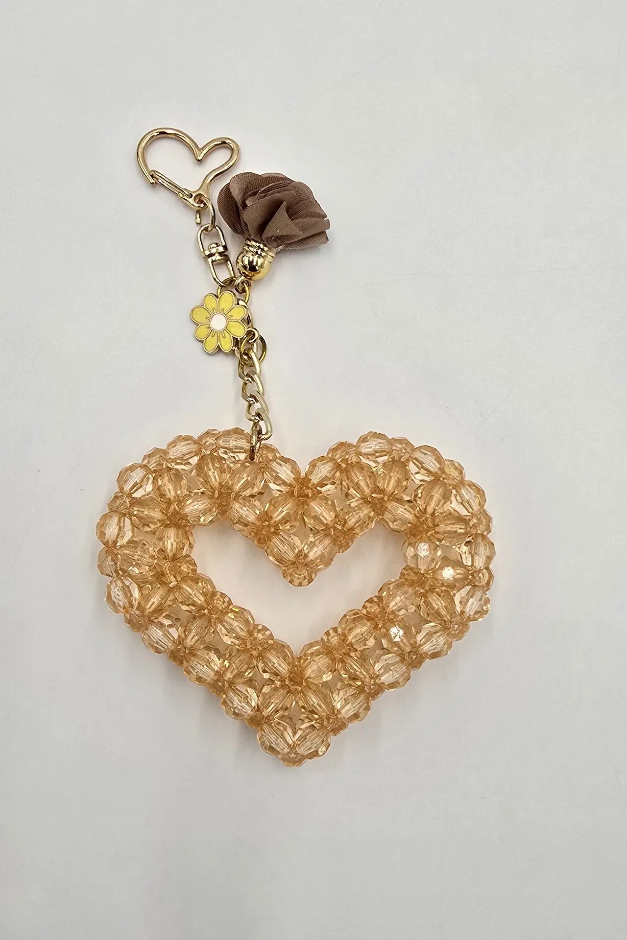 Sunflower bag charm
