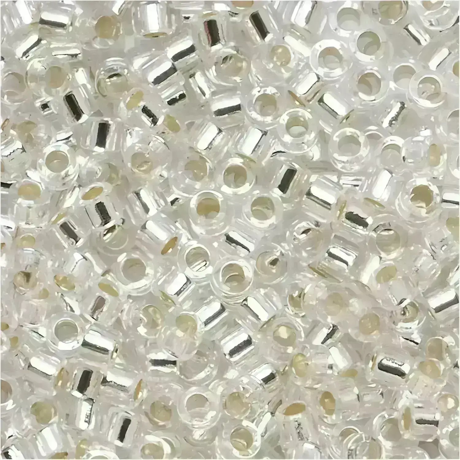 DB0041 Miyuki Delica Seed Beads 11/0 Silver Lined Crystal BULK 50GM