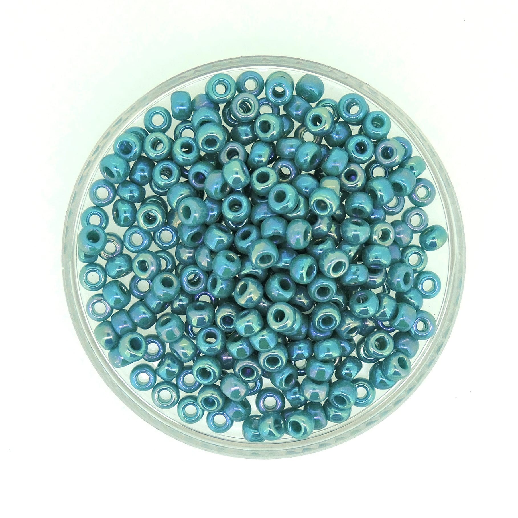 Miyuki Seed Beads Size 6/0 Turquoise Green AB