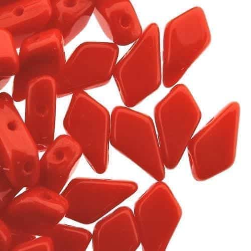 Kite Beads 2-Hole 9x5mm 9GM - Red