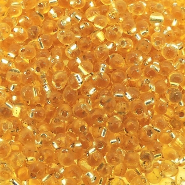 Miyuki Drop Beads 2.8mm 9GM Silver Lined Gold