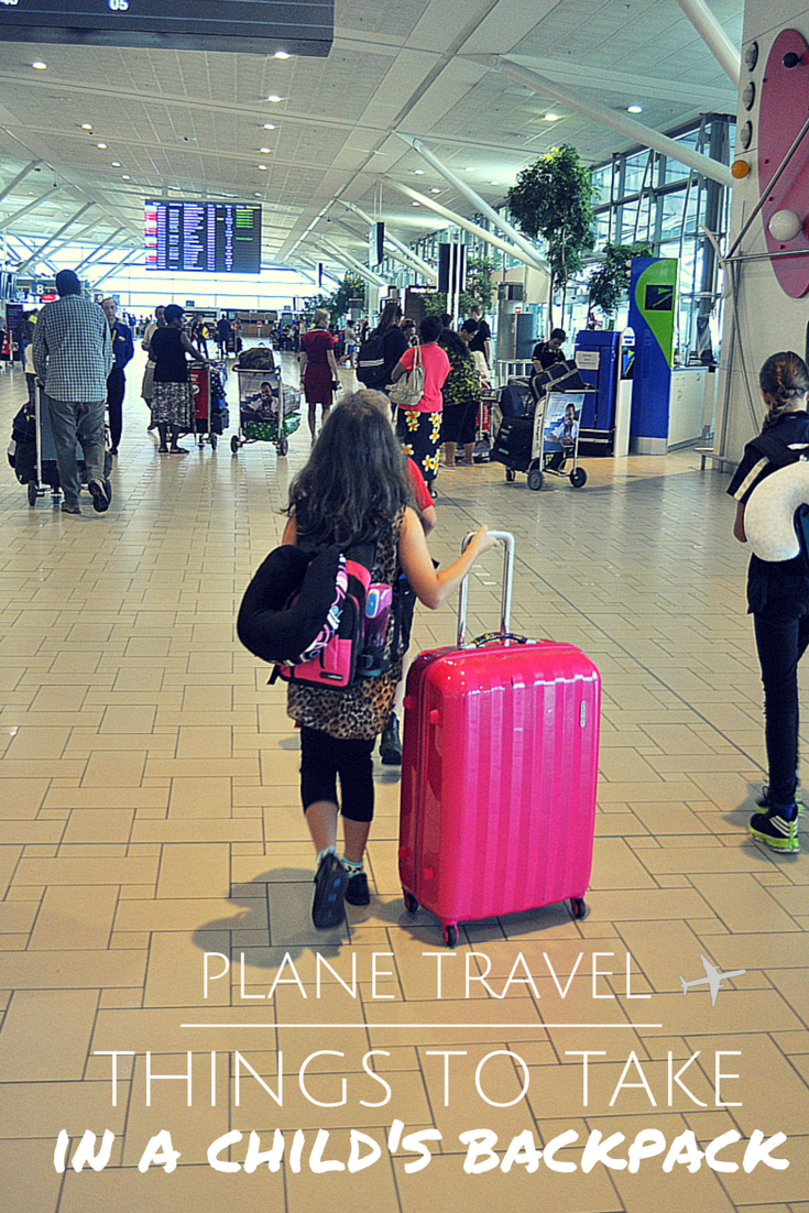Plane Travel Backpack For Kids Be A Fun Mum