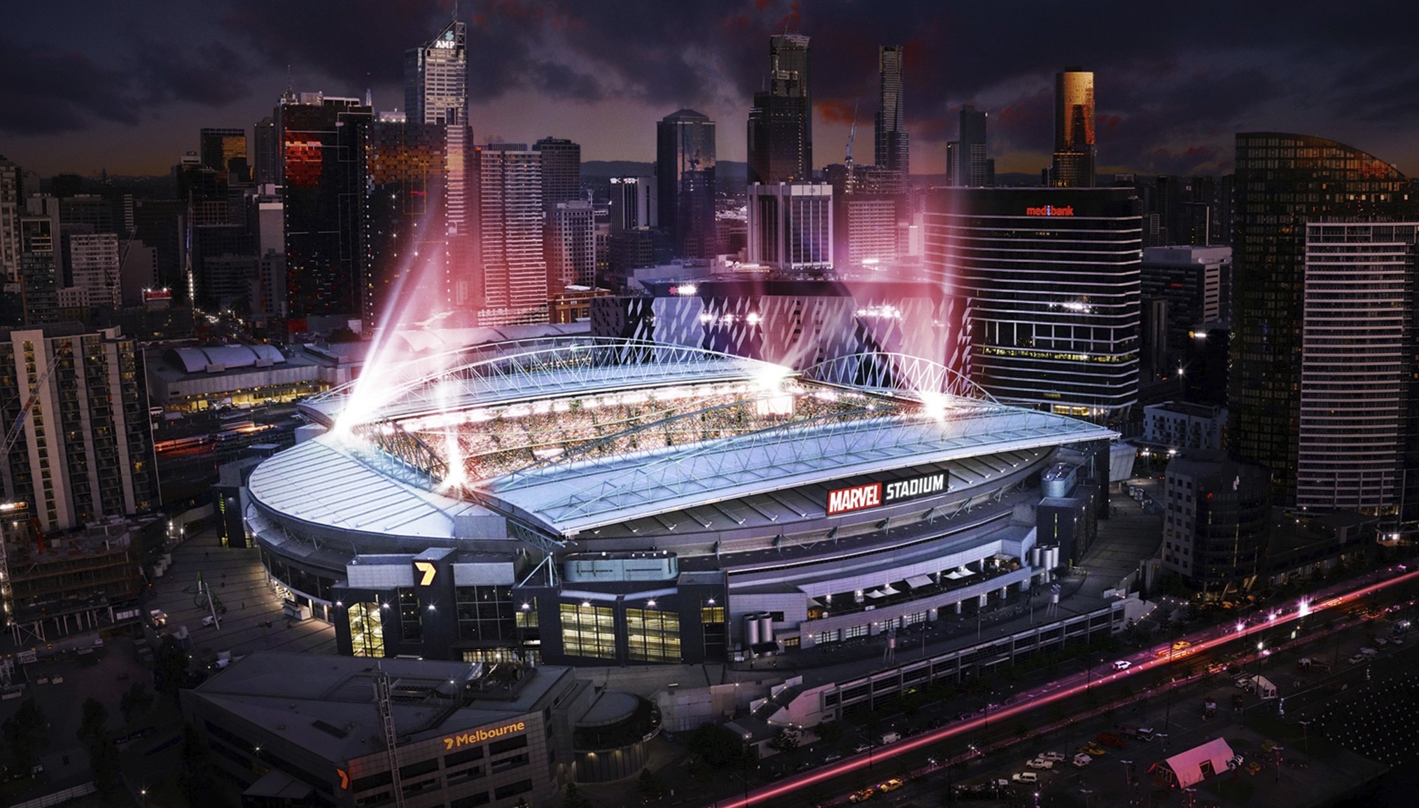 Marvel Stadium for AIME's 30th-anniversary Welcome Event