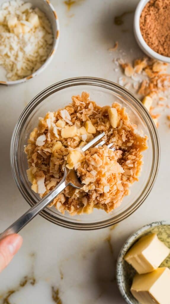 Pineapple Coconut Coffee Cake