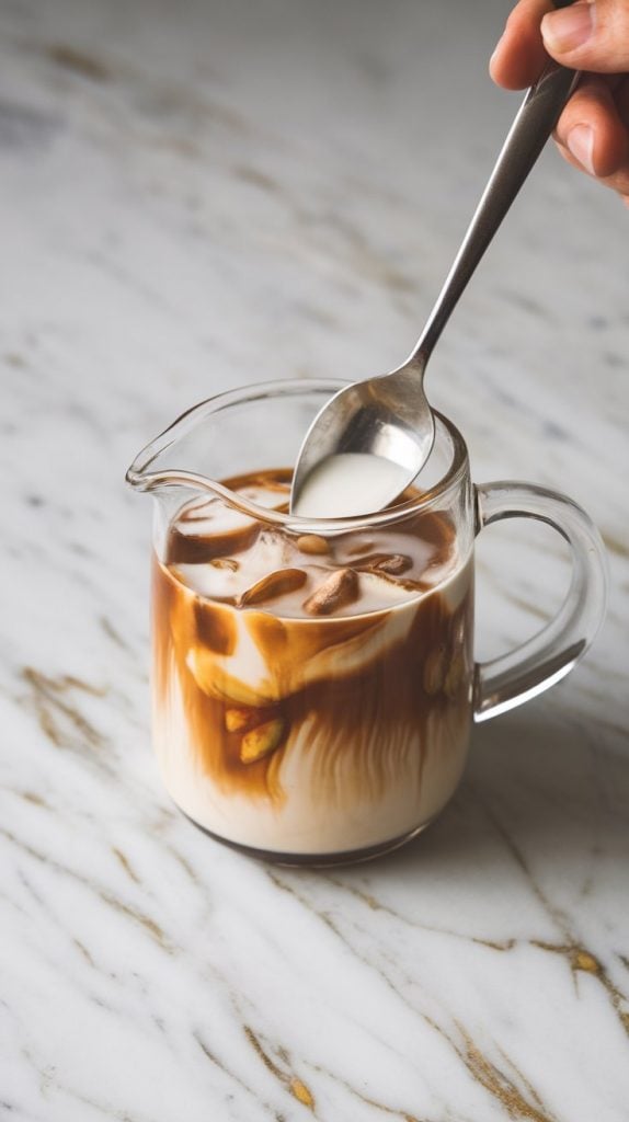 Keto Pistachio Iced Coffee