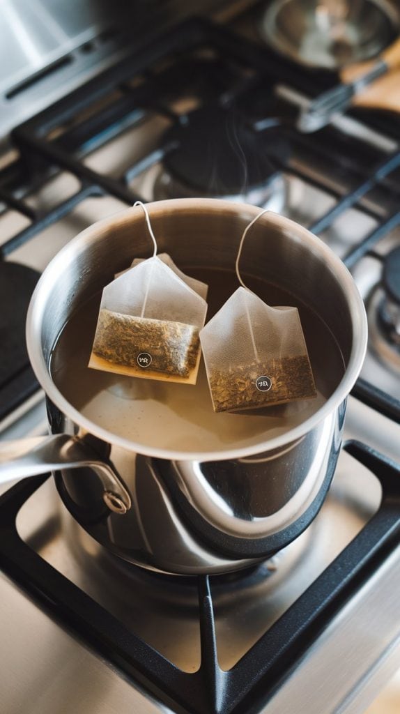 drop in 1-2 tea bags (
