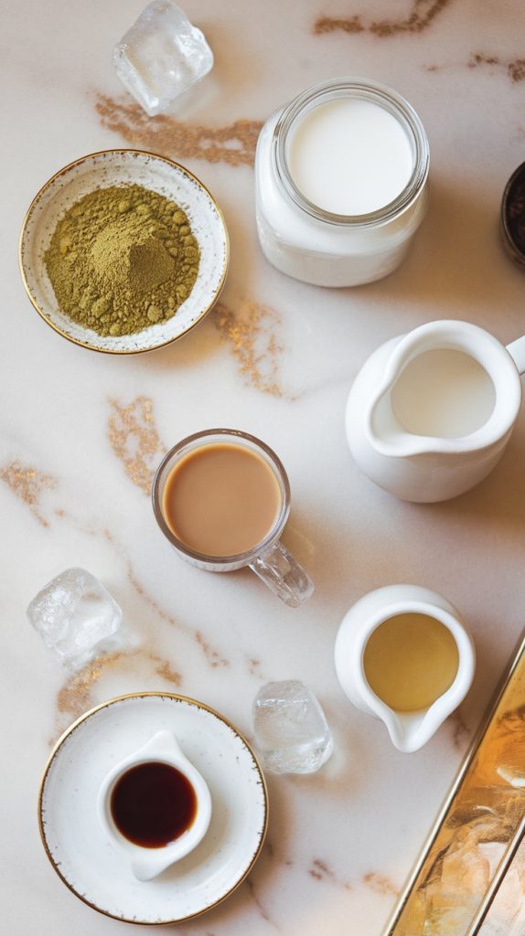 Keto Matcha Iced Coffee