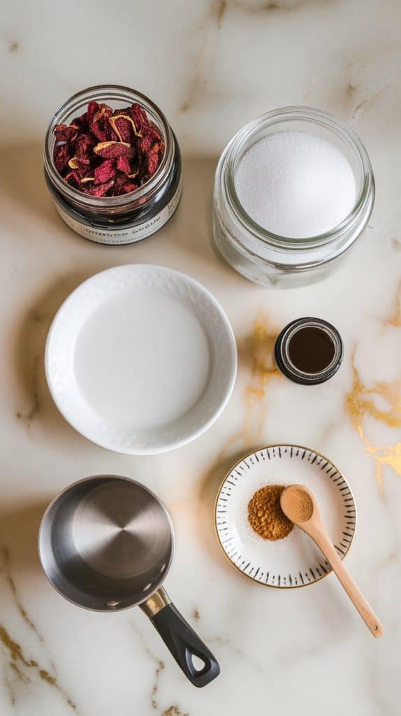Hibiscus Coffee Syrup