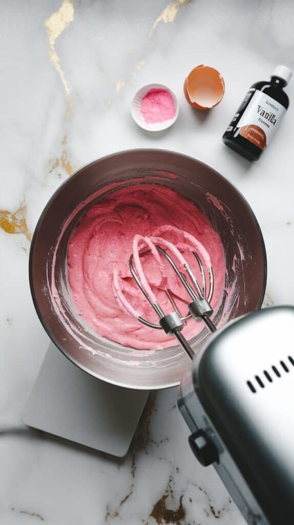 Pink Velvet Cupcakes