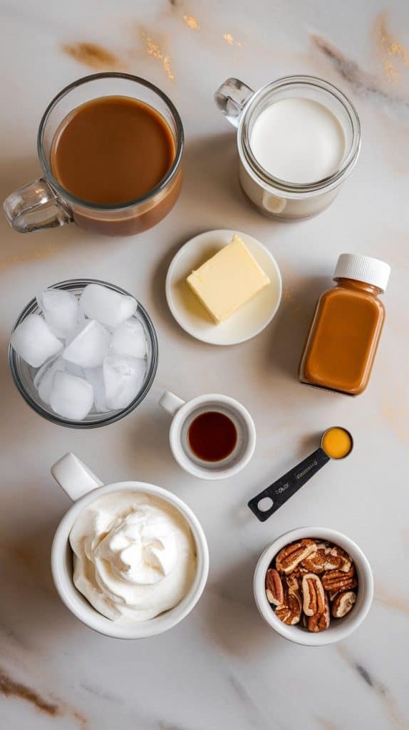 Keto Butter Pecan Iced Coffee