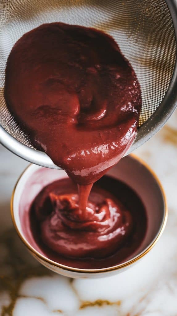 Plum Amaretto Sorbet