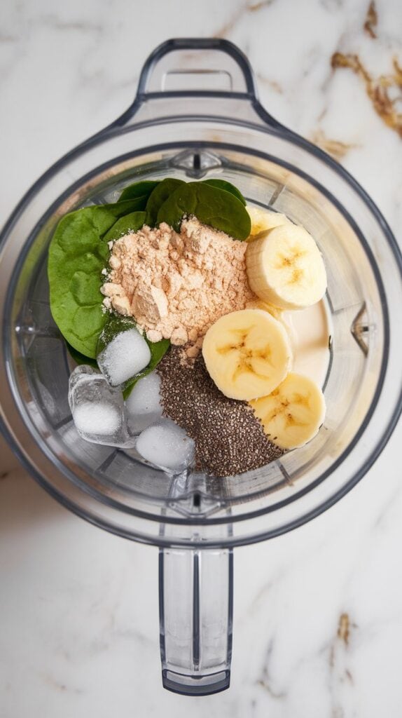 Mint Chip Protein Smoothie