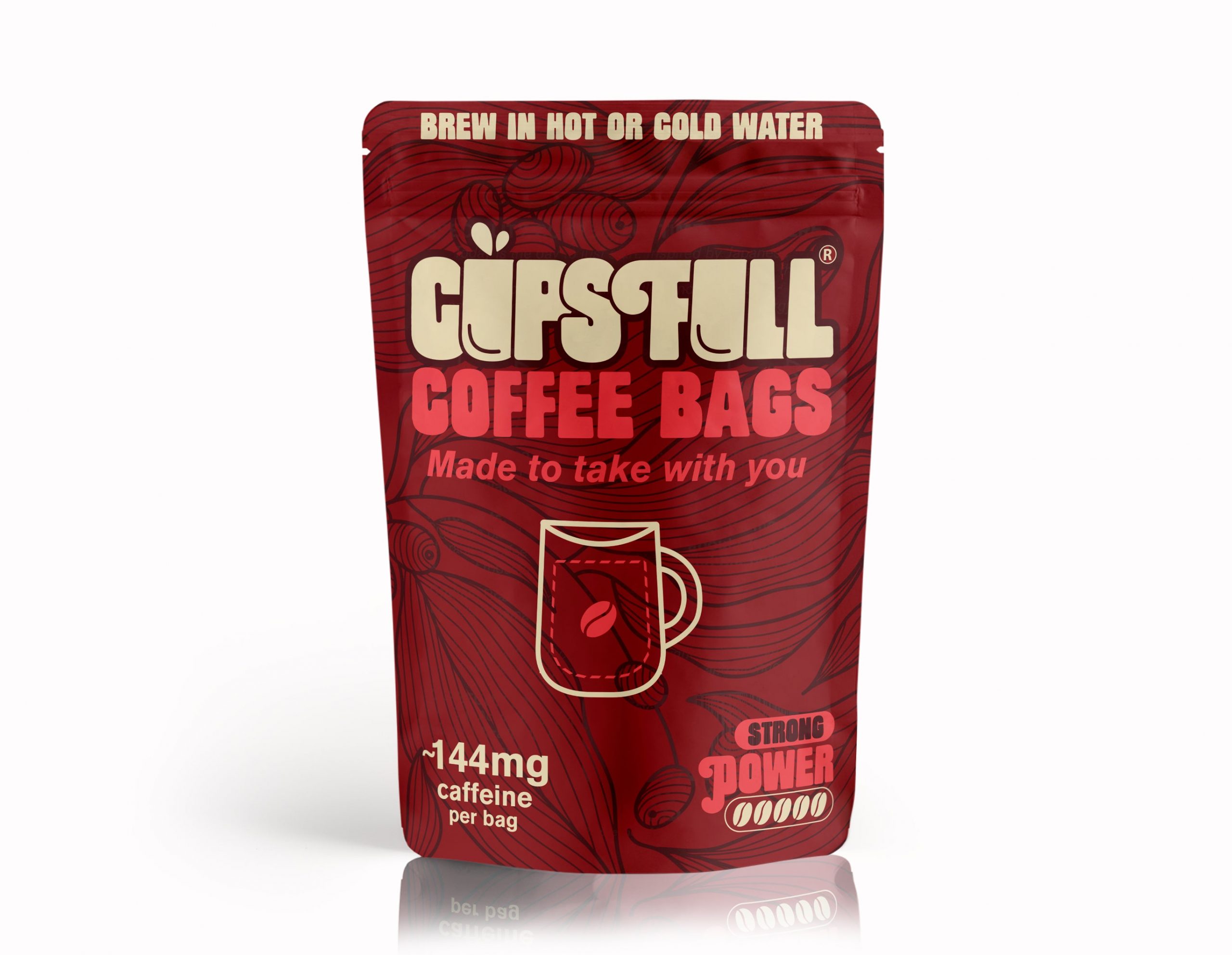 CupsFull Power Coffee Bags - 10ct