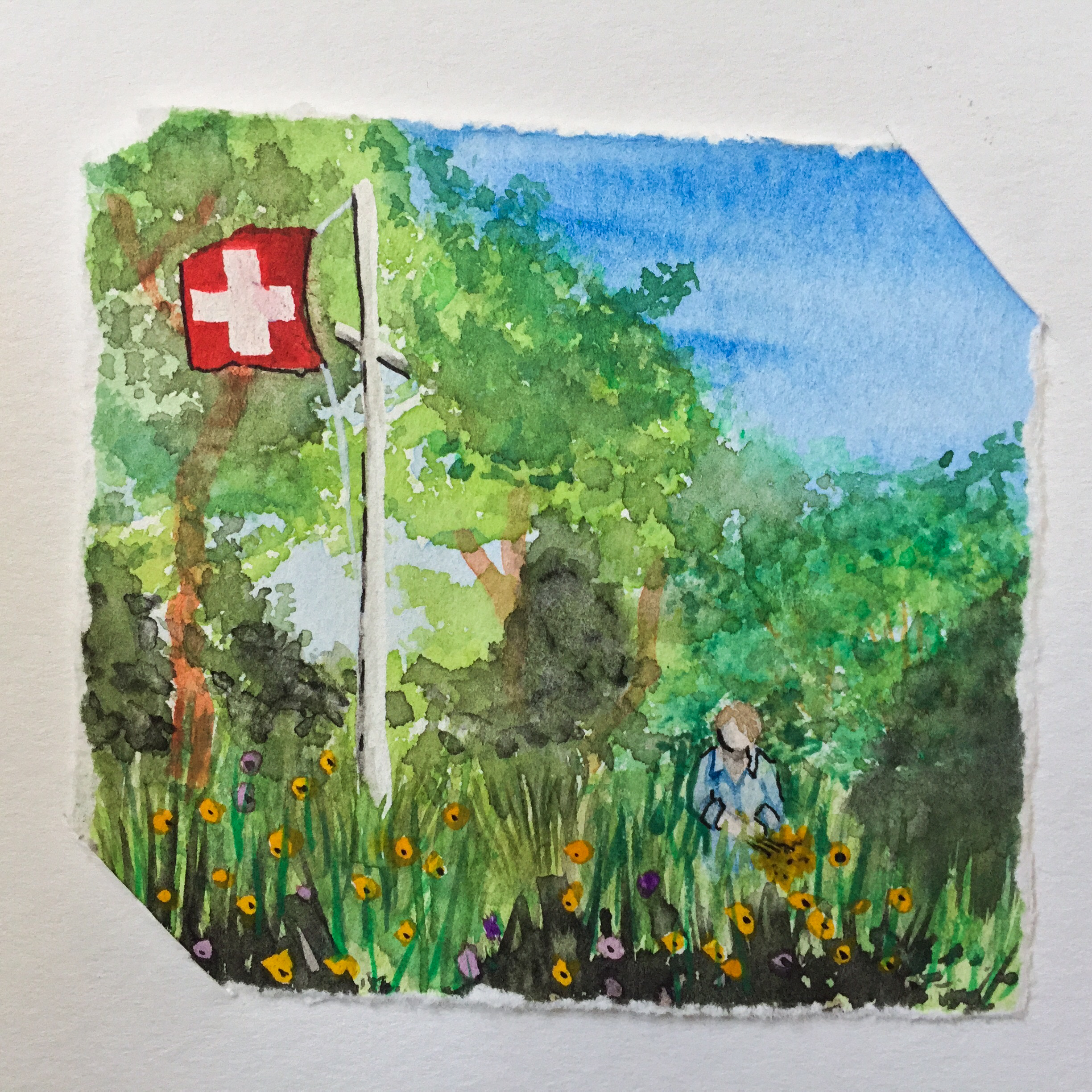 Reeli in the wildflowers