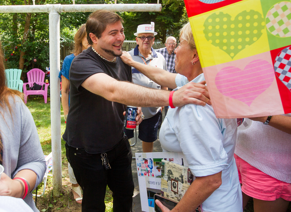 Kim makes the rounds